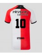 Feyenoord Calvin Stengs #10 Domácí Dres 2024-25 Krátký Rukáv